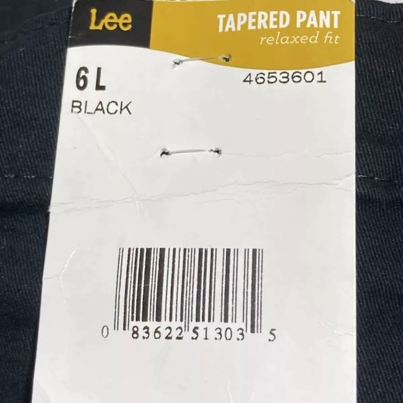 Lee Relaxed Fit Women’s Pants Size 6L Tapered With Front Pockets 32”Inseam - Picture 5 of 6